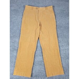 HATHAWAY PLATINUM CORDUROY Jeans Men's Pima Cotton 34x30 Brown Tan Preppy Casual